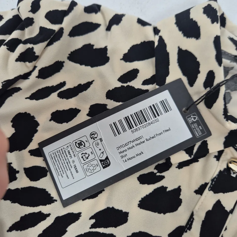 SOSANDAR LEOPARD PRINT SHIRT – UK 14