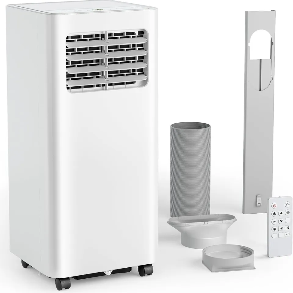 BOXED 7000BTU MOBILE AIR CONDITIONER 4 IN1 PORTABLE AIR CONDITIONING UNIT DEHUMIDIFIER
