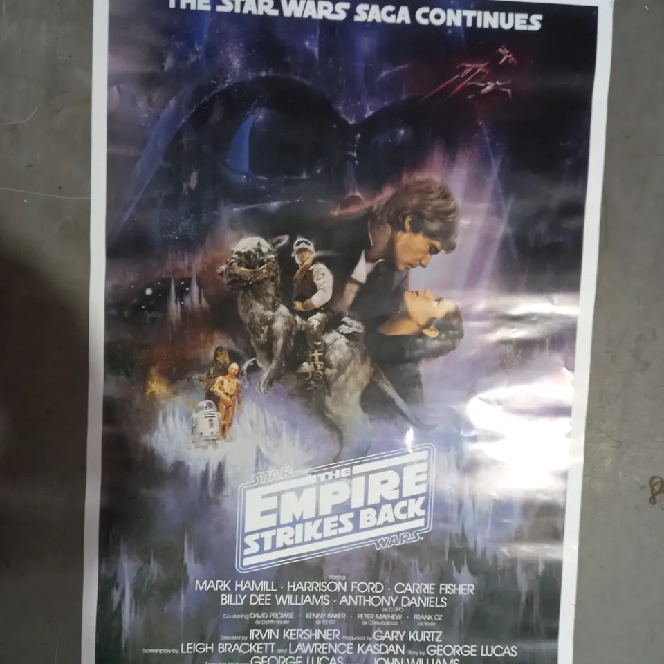 STAR WARS THE EMPIRE STRIKES BACK FILM POSTER ART PRINT