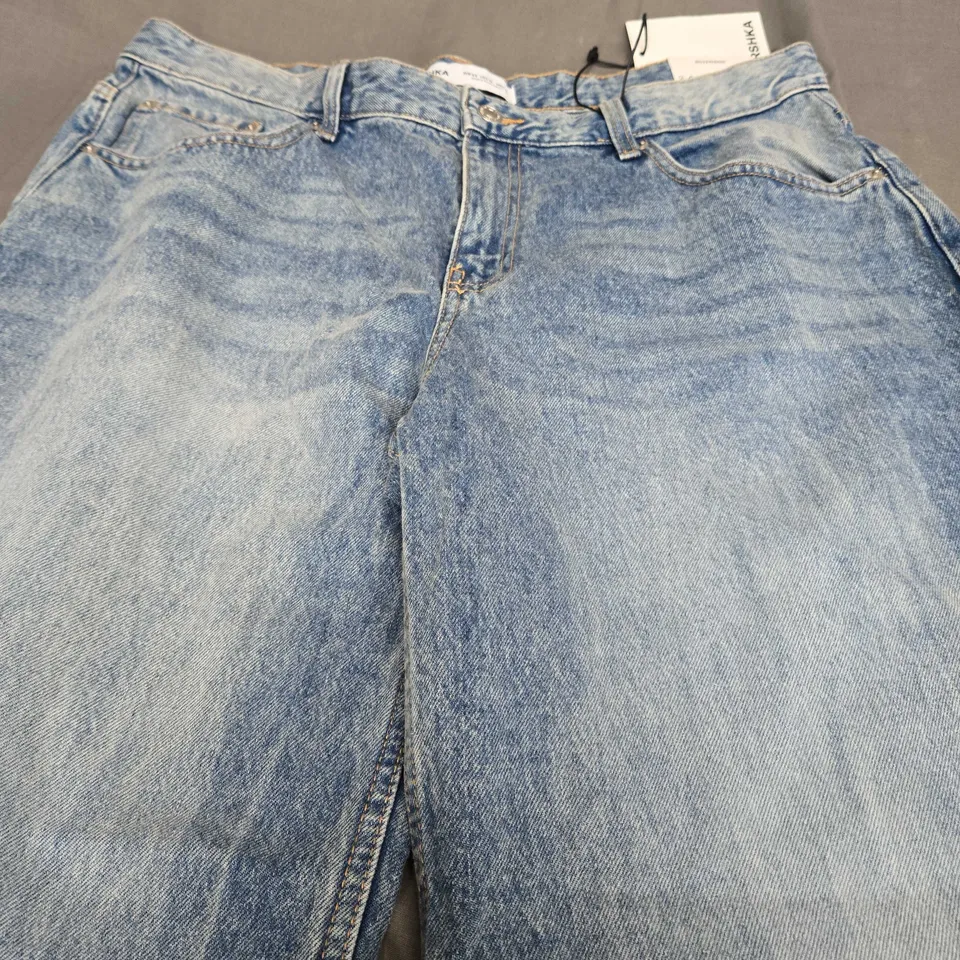 BERSHKA BOYFRIEND DENIM JEANS - EUR 44