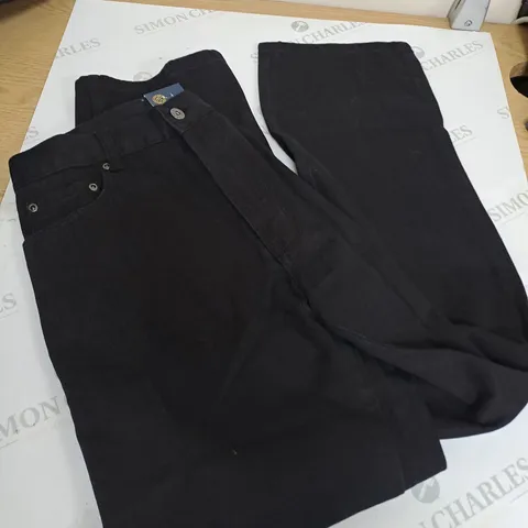 BLUE CIRCLE BLACK DENIM JEANS SIZE 34 / S 