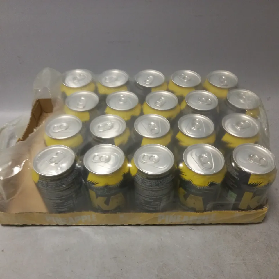 50X KA SPARKLING PINEAPPLE 330ML CANS 