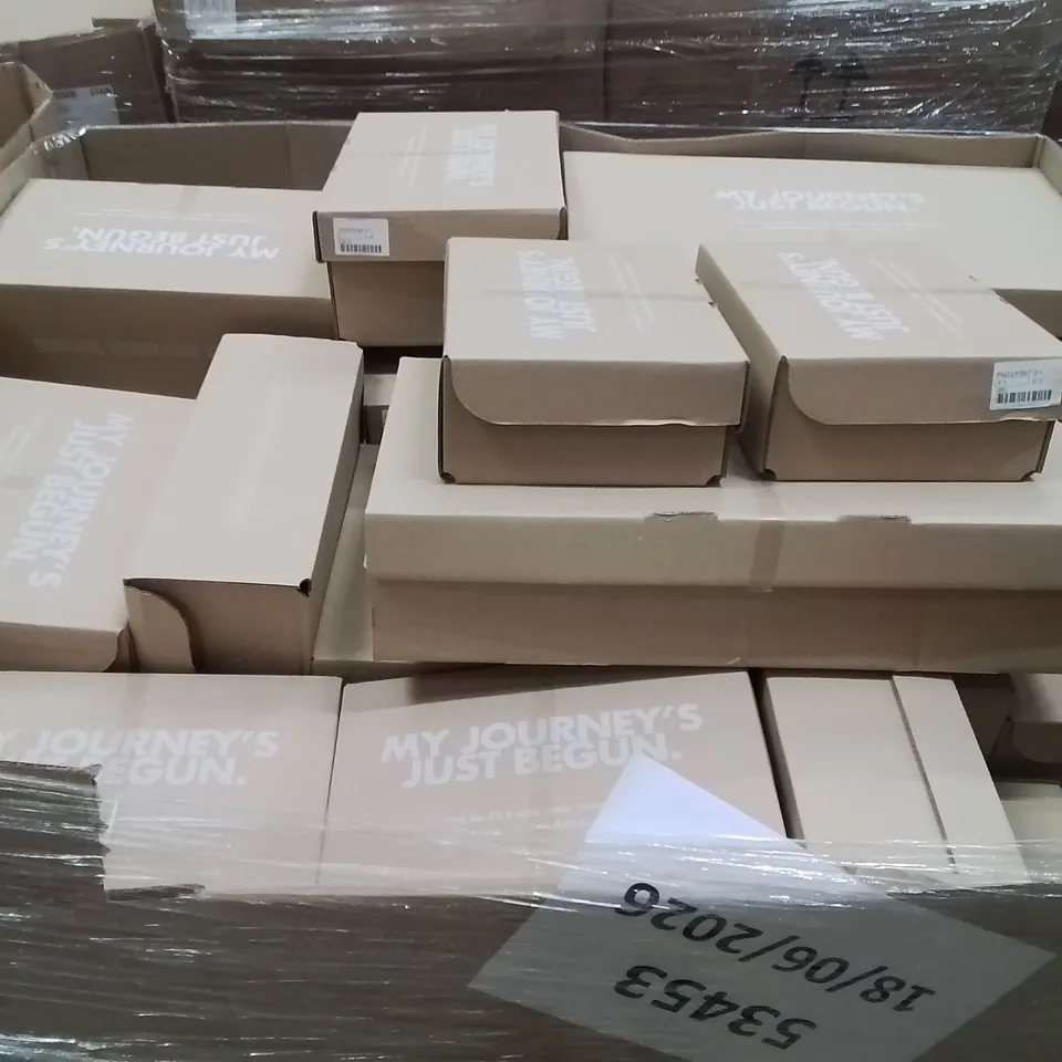 PALLET CONTAINING APPROXIMATELY 88X ASSORTED BRAND NEW DESIGNER SHOES INCLUDING: SIMPLY BE LONG BOOTS, JD WILLIAMS BLACK SANDALS, JD WILLIAMS BEIGE HEELS