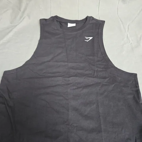 GYMSHARK TRAINING DROP ARM TANK SIZE XXS