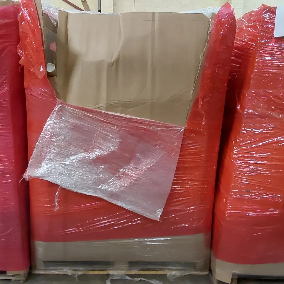 PALLET CONTAINING ASSORTED CONSUMER PRODUCTS TO INCLUDE: RETRACTABLE SAFETY GATE, WALL ART, DOOR MAT, ADJUSTABLE WINDOW SCREEN, TOILET SEAT ECT