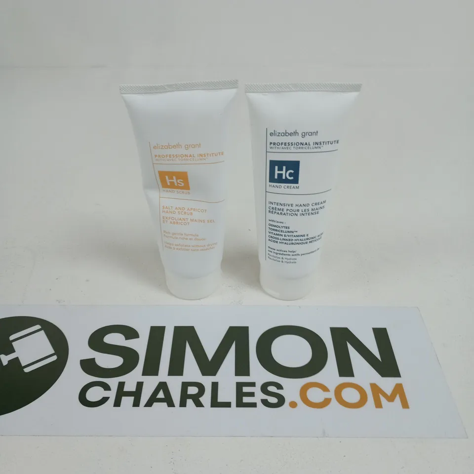 ELIZABETH GRANT PROFESSIONAL INSTITUTE HAND CREAM 200ML AND HAND SCRUB 240G