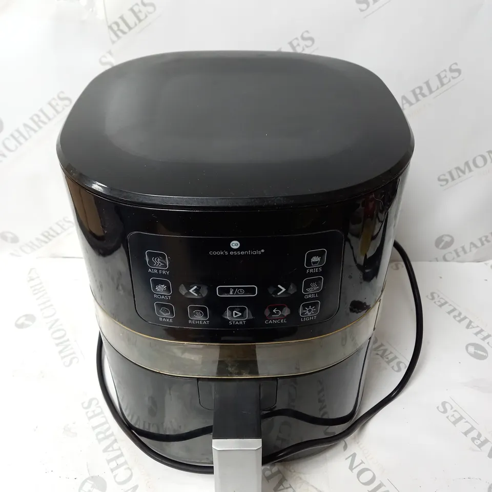 OUTLET COOK'S ESSENTIALS 4.0L AIR FRYER - BLACK
