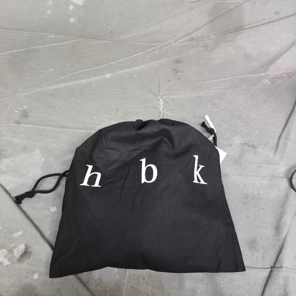 HBK BLACK ZIP-FRONT JACKET SIZE L