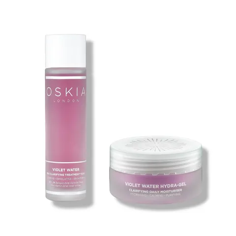 OSKIA LONDON 2 PIECE VIOLET WATER HYDRATE & CLARIFY SET