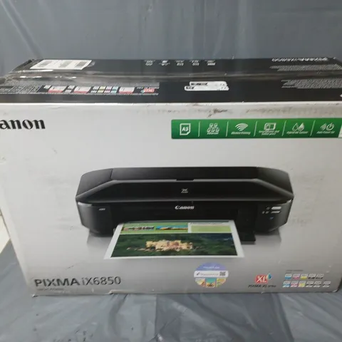 BOXED CANON PIXMA IX6850 WIRELESS A3 COLOUR INKJET PRINTER