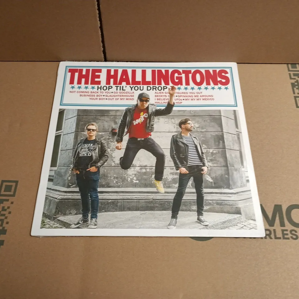 THE HALLINGTONS – HOP TIL' YOU DROP - SEALD - VINYL LP