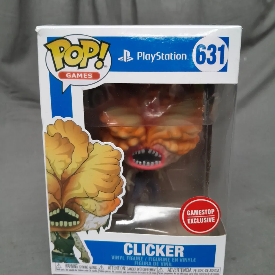 BOXED FUNKO POP PLAYSTATION 631 - CLICKER COLLECTIBLE VINYL FIGURE