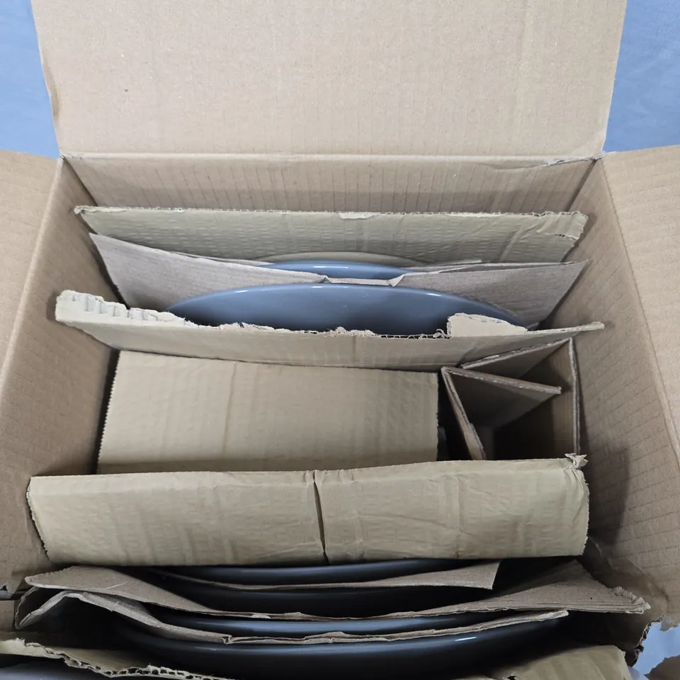 HOME STONEWARE GREY DINNER SET 