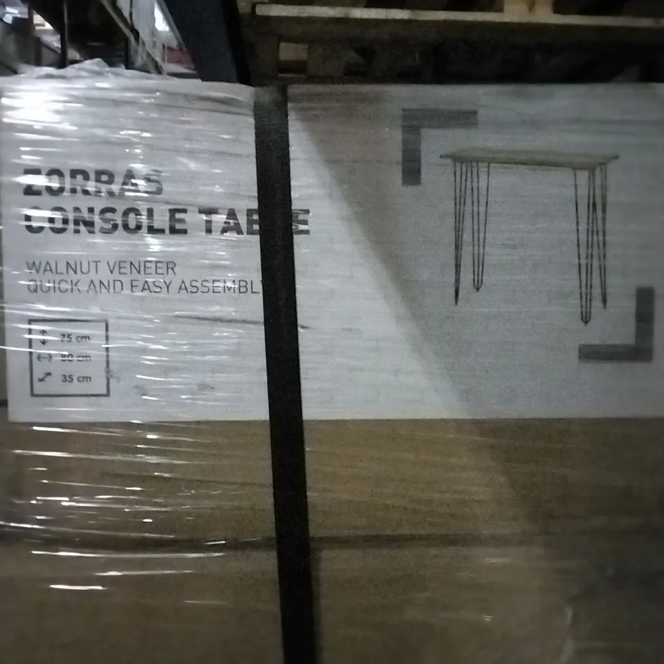 BOXED ZORRAS CONSOLE TABLE