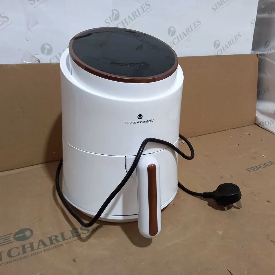 OUTLET COOK'S ESSENTIALS 1.5L COMPACT TOUCH SCREEN DIGITAL AIR FRYER - WHITE