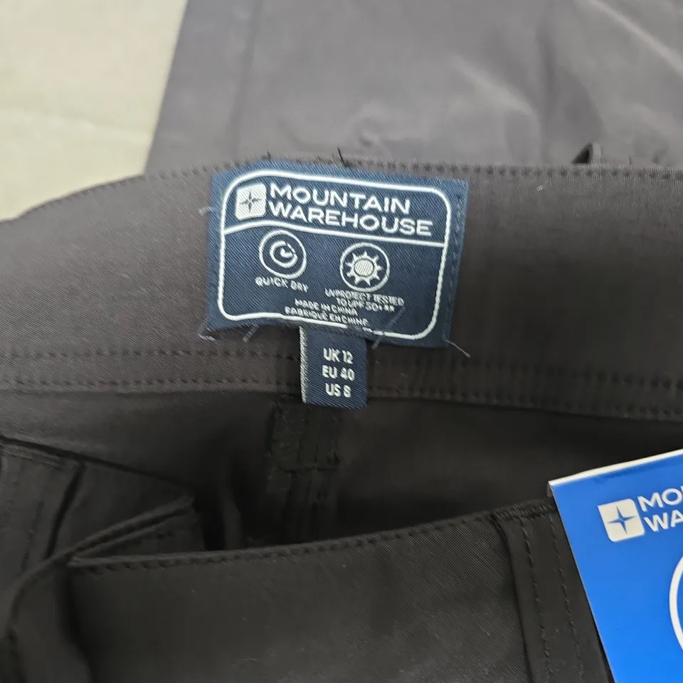 MOUNTAIN WAREHOUSE CARGO PANTS – DARK GREY (UK 12 / EU 40 / US 8)