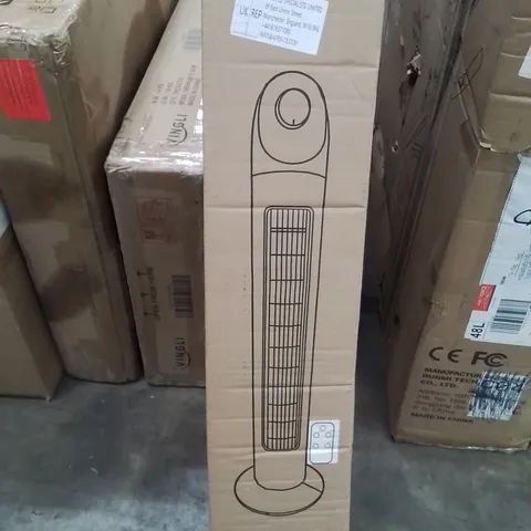 BOXED WHITE TOWER FAN
