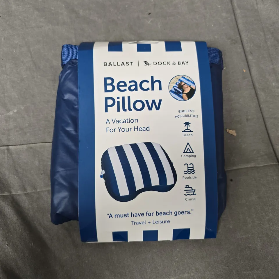 BALLAST DOCK & BAY BEACH PILLOW 