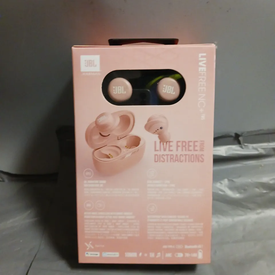 BOXED JBL HARMAN LIVE FREE NC+ TWS EAR BUDS 