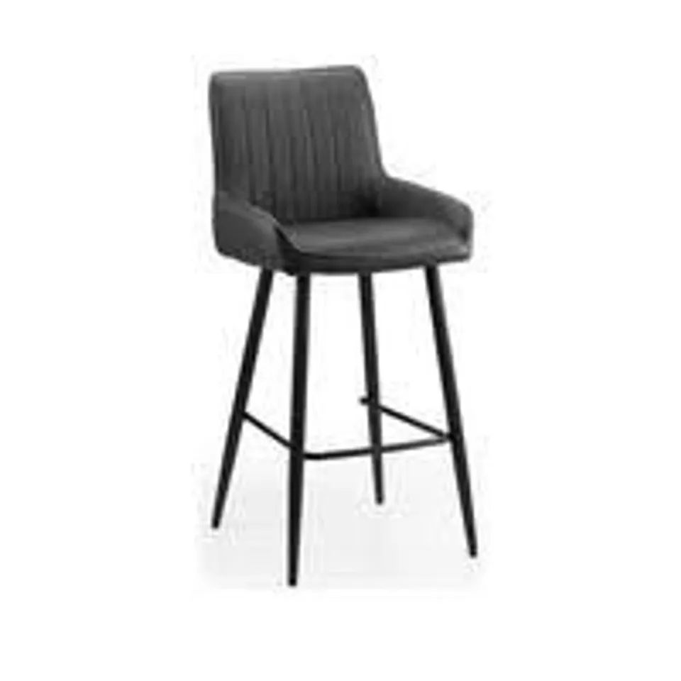 BOXED PAIR OF SOHO BAR STOOLS IN ANTIQUE BLACK -1 BOX