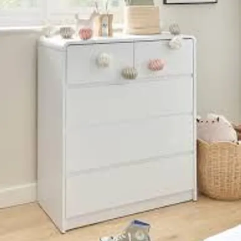 THE VERY COLLECTION BAILEY KIDS 3 + 2 DRAWER CHEST - WHITE