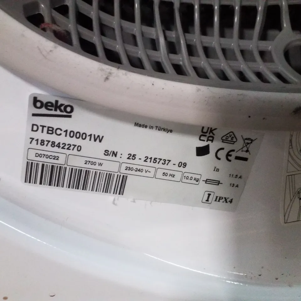 BEKO 10KG CONDENSER TUMBLE DRYER -WHITE-