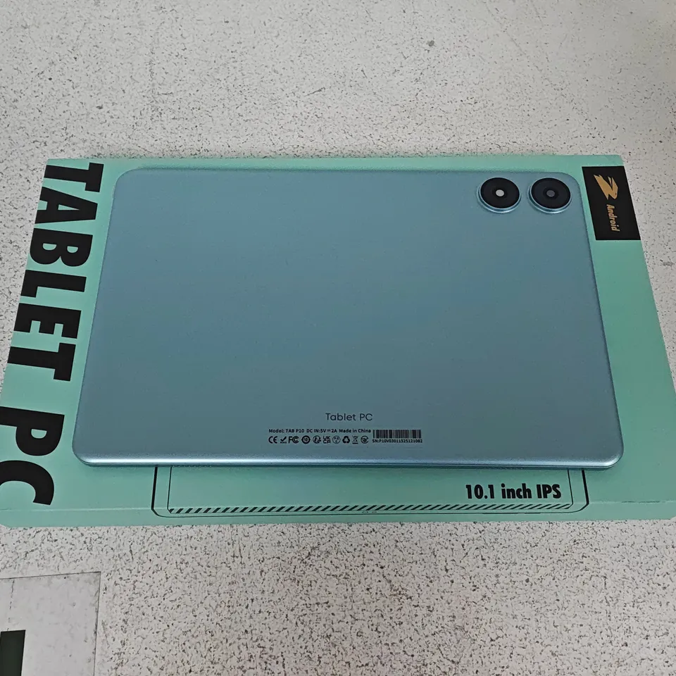 BOXED TAB P10 10.1" ANDROID TABLET IN BLUE