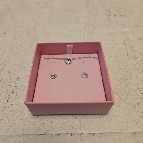 SWAROVSKI 5734678 NECKLACE AND EAR RINGS IN BOX