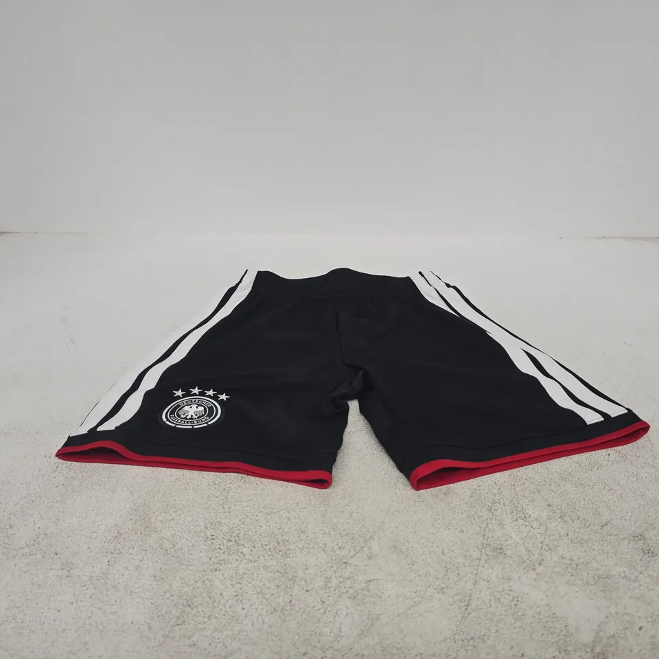 ADIDAS GERMAN NATIONAL FOOTBALL TEAM SHORTS CHILDRENS AGE 11 - 12 YEARS