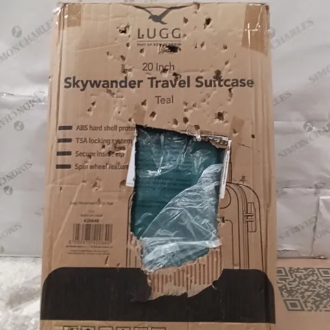 BOXED SKY WANDER SUITCASE TEAL