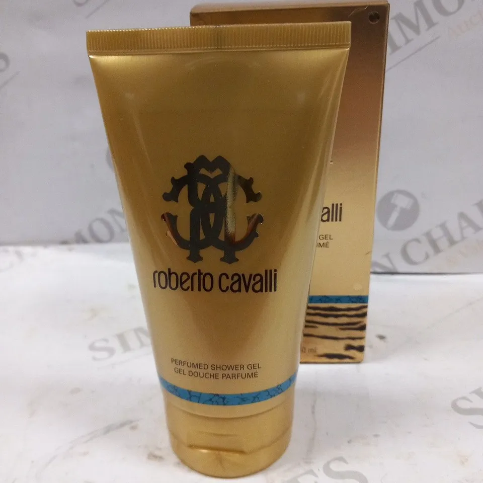 4 BOXED ROBERTO CAVALLI PERFUMED SHOWER GEL 150ML