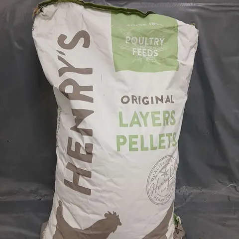 HENRY POULTRY FEEDS ORIGINAL LAYERS PELLETS - COLLECTION ONLY