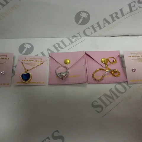 5 X ASSORTED PHANTOM JEWELS LONDON JEWELLERY ITEMS IN VARIOUS DESIGNS