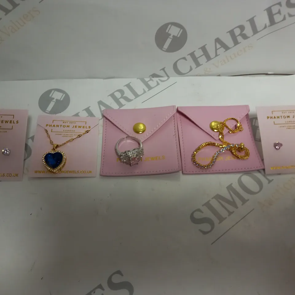 5 X ASSORTED PHANTOM JEWELS LONDON JEWELLERY ITEMS IN VARIOUS DESIGNS 