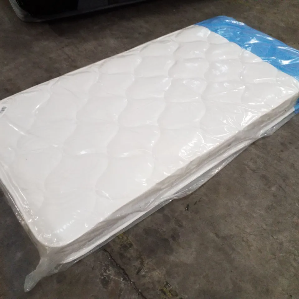 QUALITY BAGGED 3FT SINGLE AIRSPRUNG MEMORY FOAM BUNK MATTRESS RRP £259