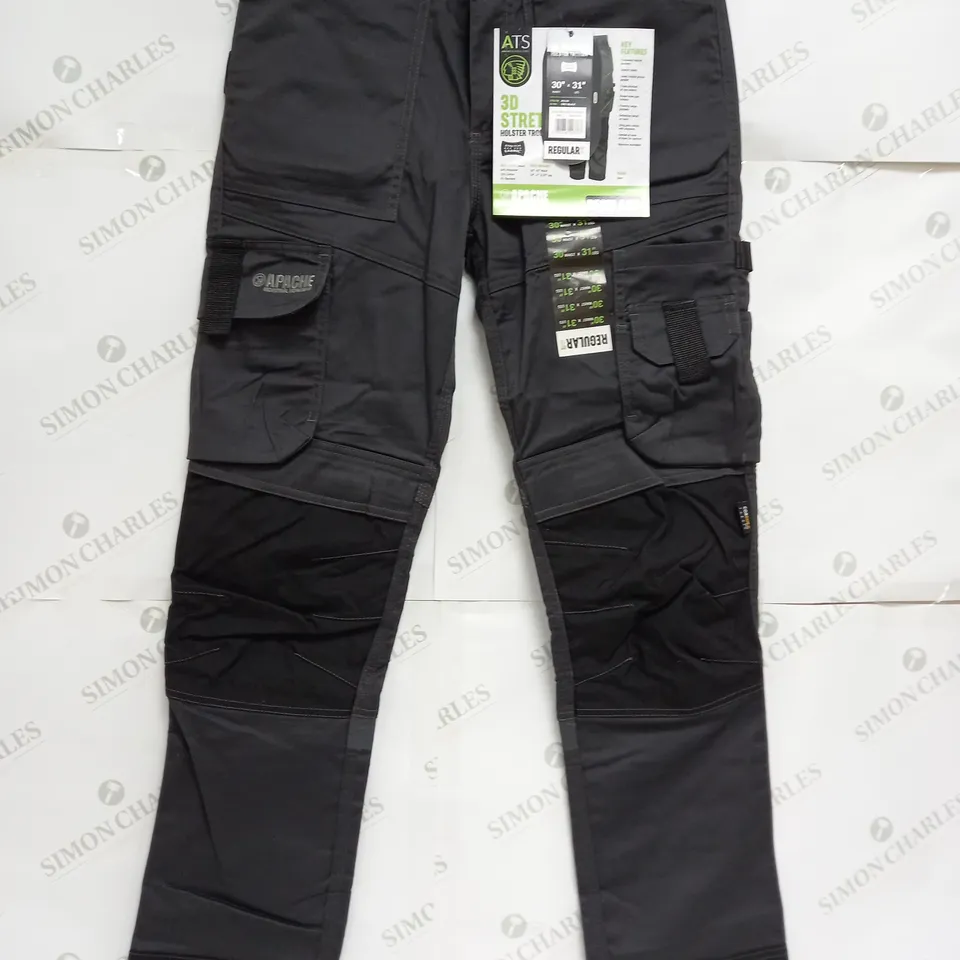 APACHE ATS STRETCH HOLSTER PANTS IN GREY - W30/L31
