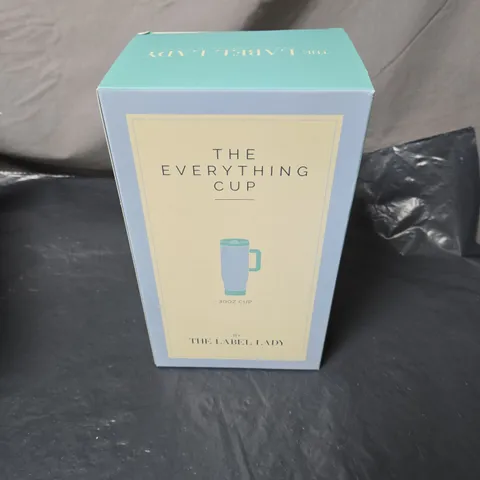 THE EVERYTHING CUP BY THE LABEL LADY – 30OZ CUP, BOXED