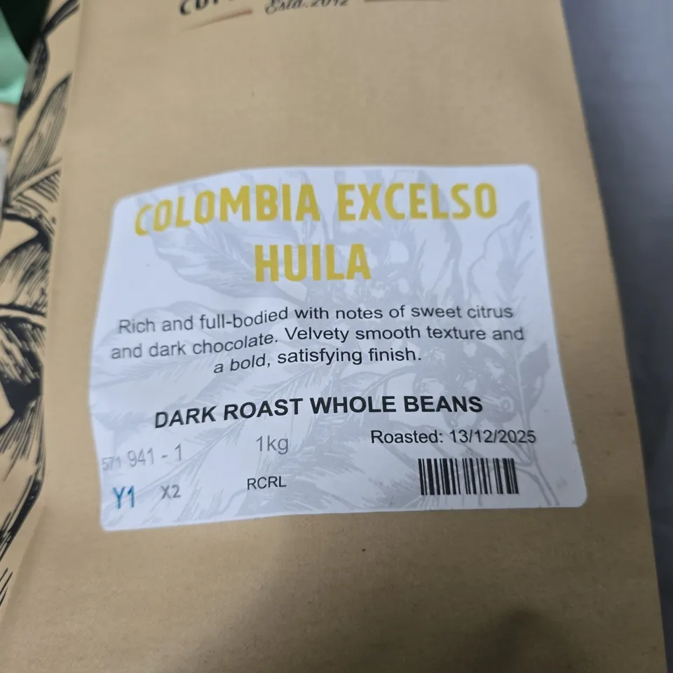 LOT OF 5 ASSORTED PACKS OF COFFEE TO INCLUDE PACT, WOGAN AND REDBER