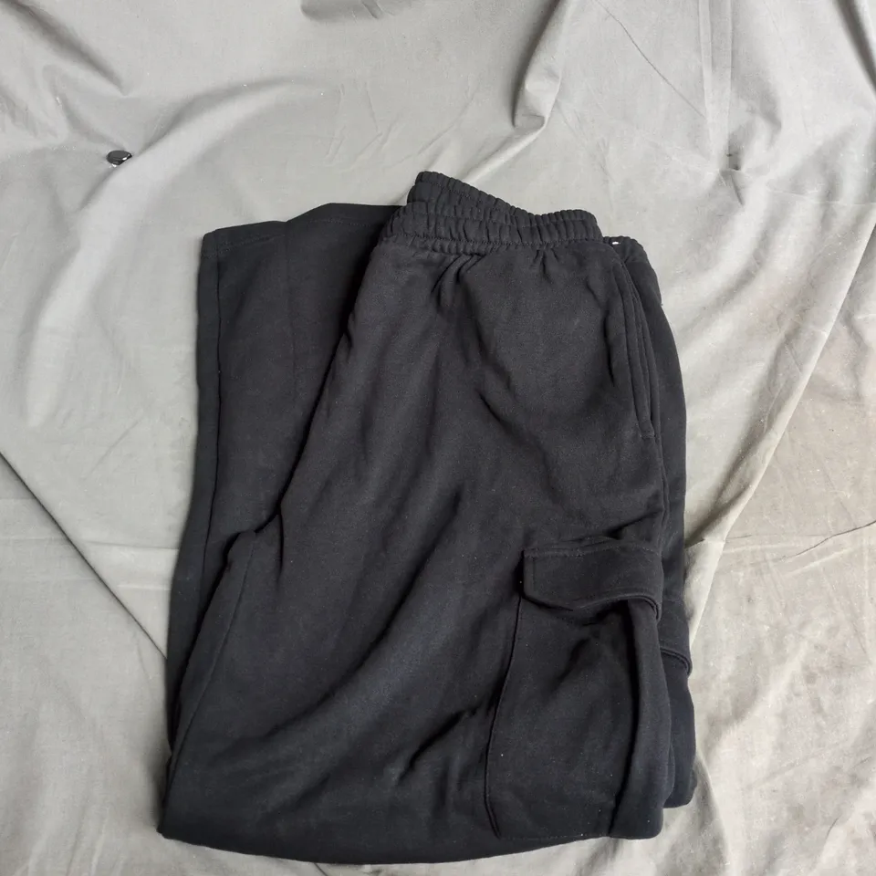 THREADBARE MEN'S FLEECE JOGGER ALMA - BLACK, SIZE L