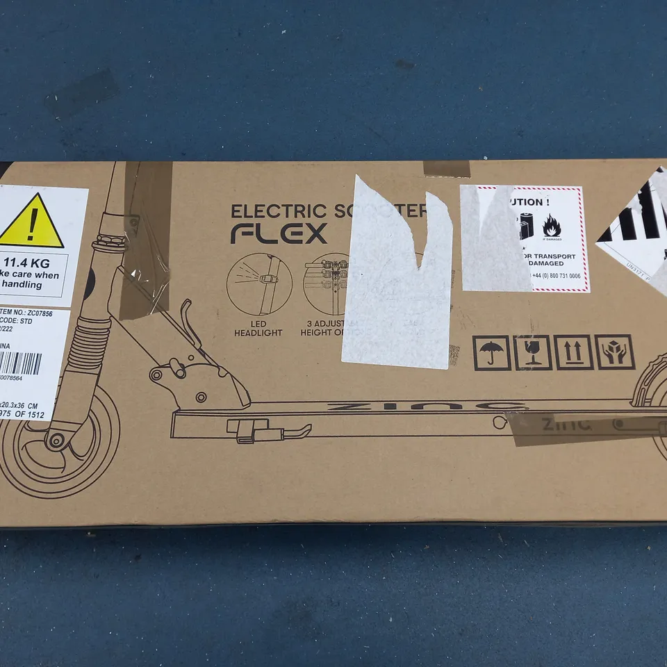 ZINC FOLDING ELECTRIC FLEX SCOOTER - COLLECTION ONLY RRP £289.99