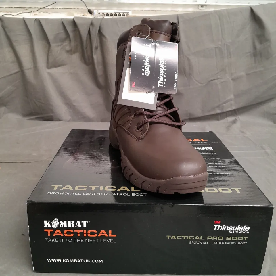 BOXED PAIR OF KOMBAT TACTICAL PRO BOOT SIZE 9
