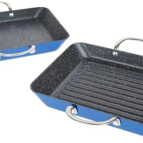CURTIS STONE SET OF 2 SLIDE OUT PANS WITH HANDLES