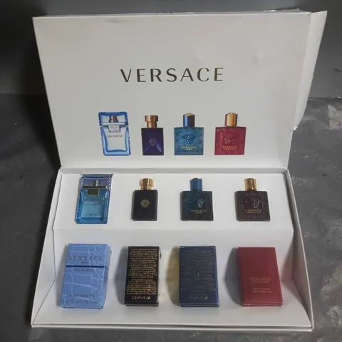 BOXED VERSACE MINIATURE FRAGRANCE COLLECTION 4X5ML
