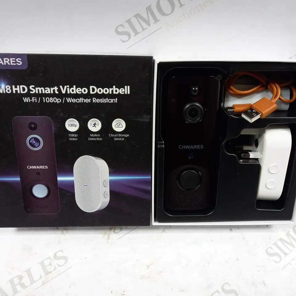 CHWARES M8 HD SMART VIDEO DOORBELL 