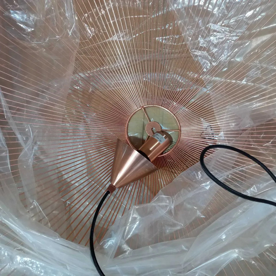 JOHN LEWIS HIKO CEILING LIGHT IN COPPER FINISH