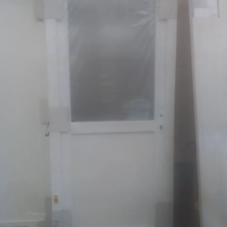 PVCU HALF GLAZED CLEAR BACK DOOR (2055MM X 920MM X 70MM)