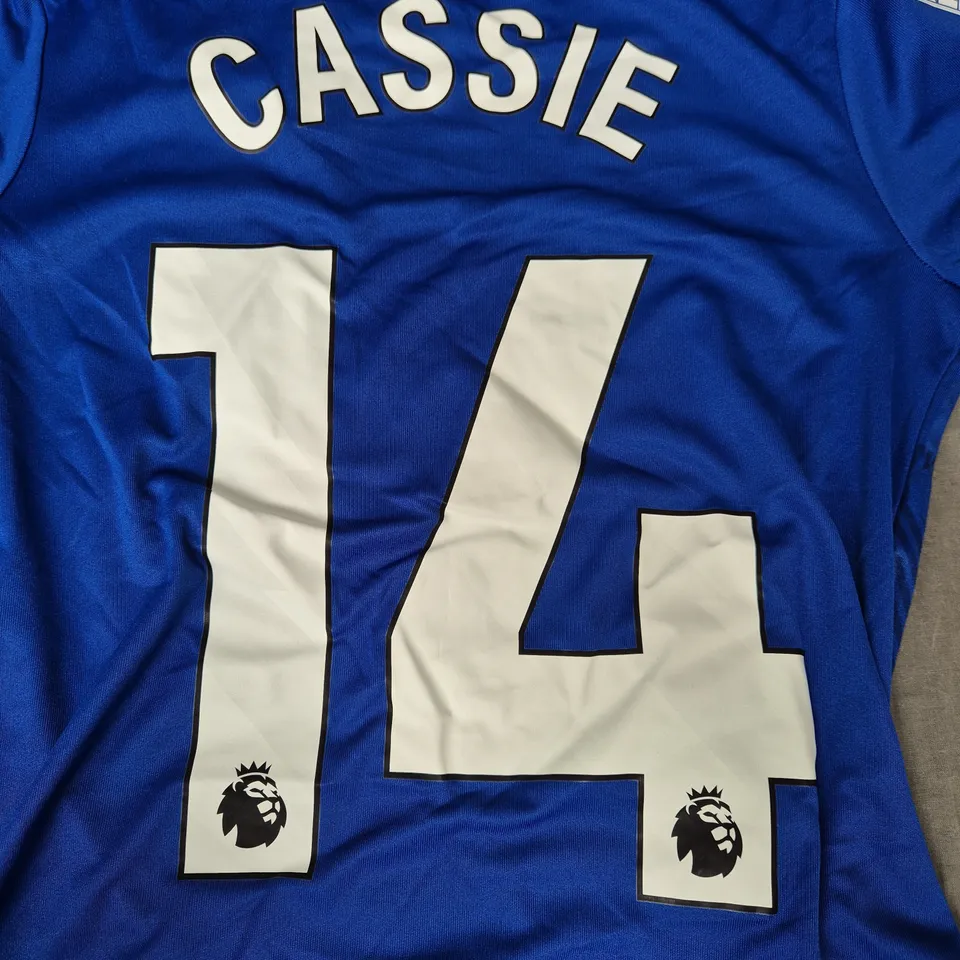 CASTORE EVERTON HOME SHIRT SIZE 8