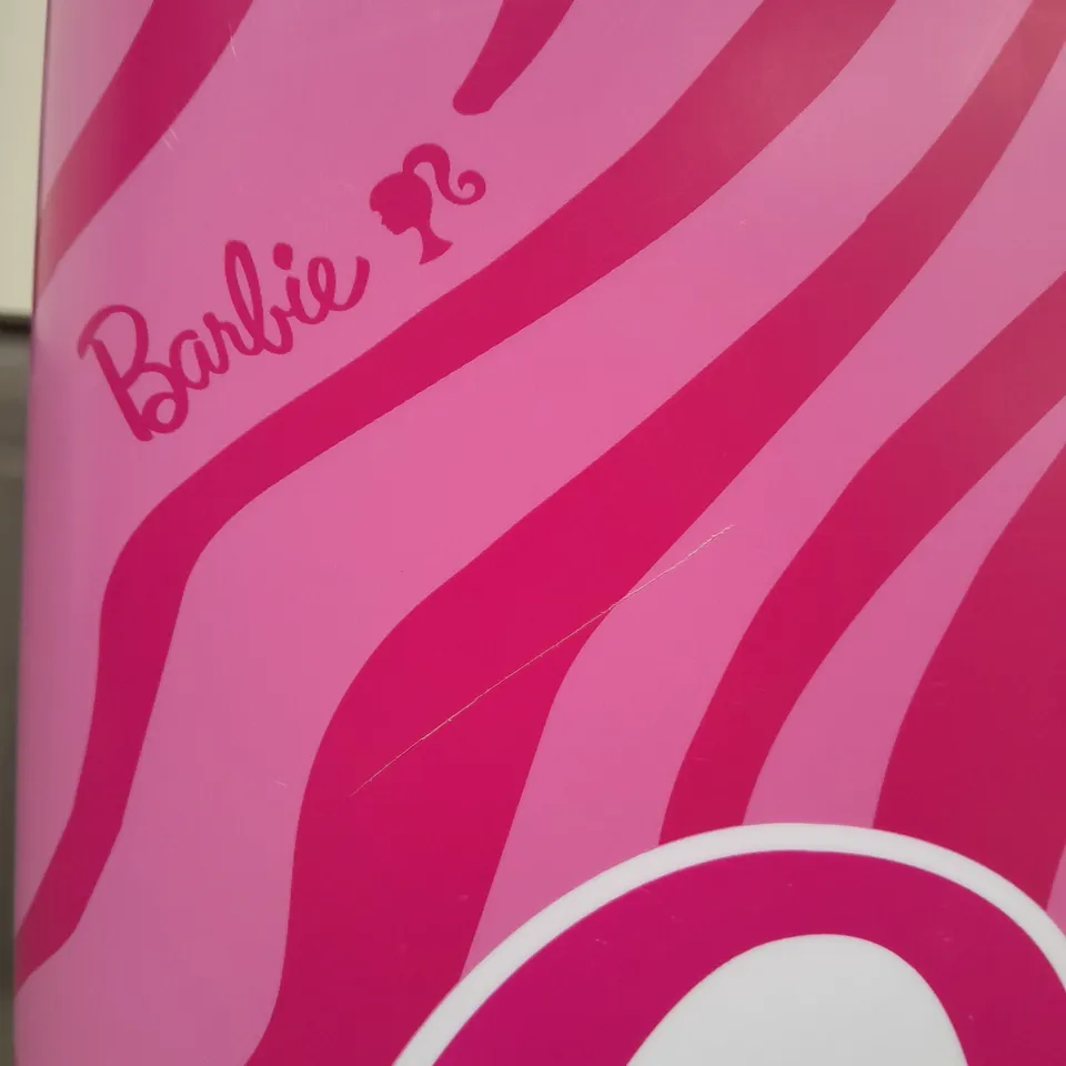 BOXED BARBIE LUGGAGE SUITCASE SLIGHTLY SCRATCHED
