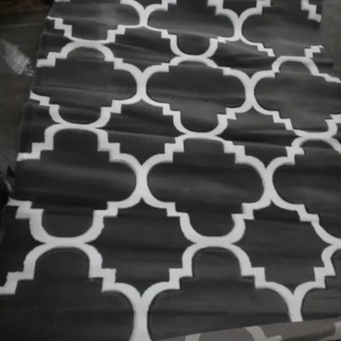 MODERN TRENDZ GREY PATTERNED RUG 220X160CM