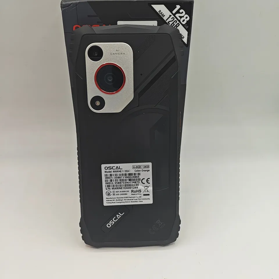 BOXED OSCAL MARINE 1 128GB IN ORANGE